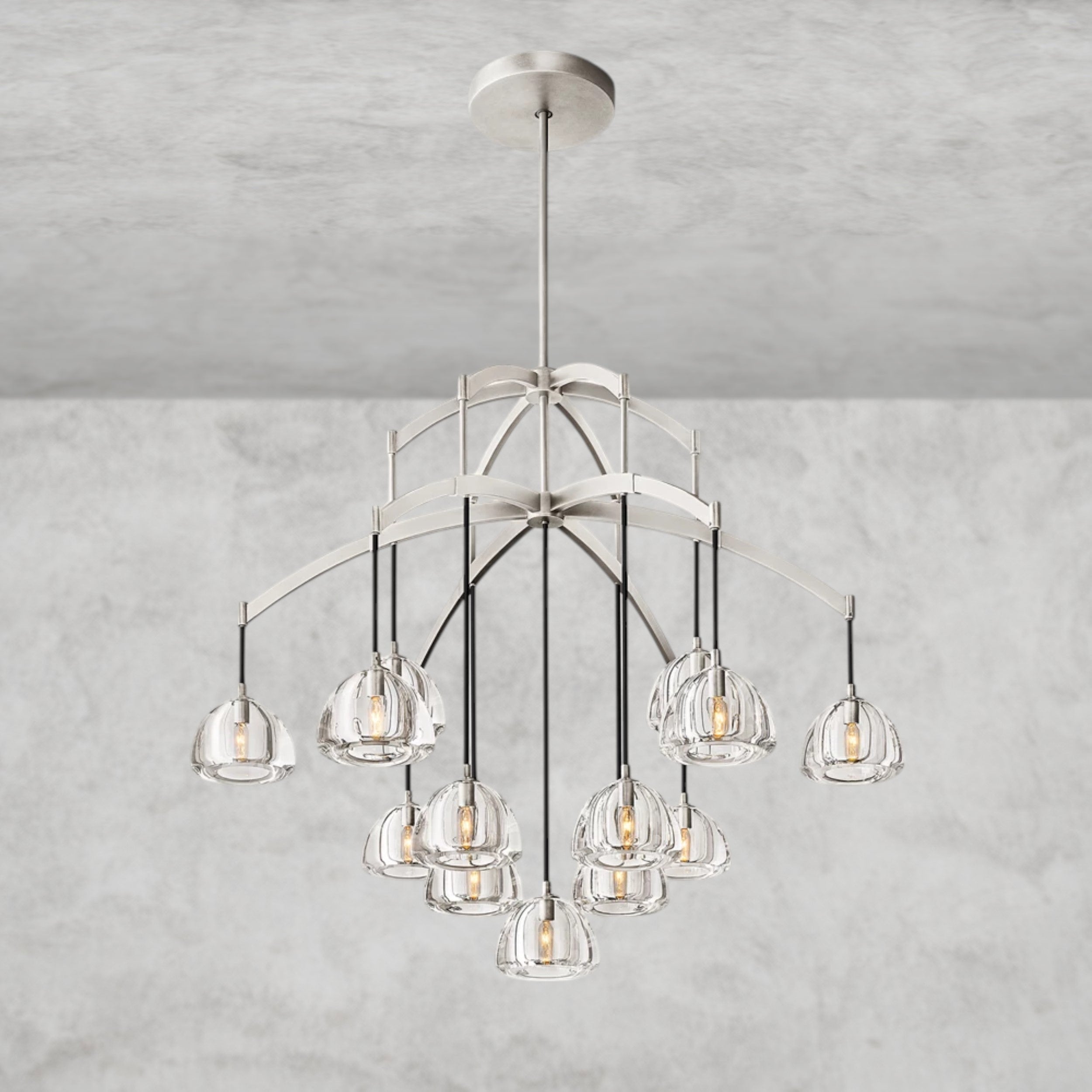 Hemisphere Round Chandelier 36", 48", 60"